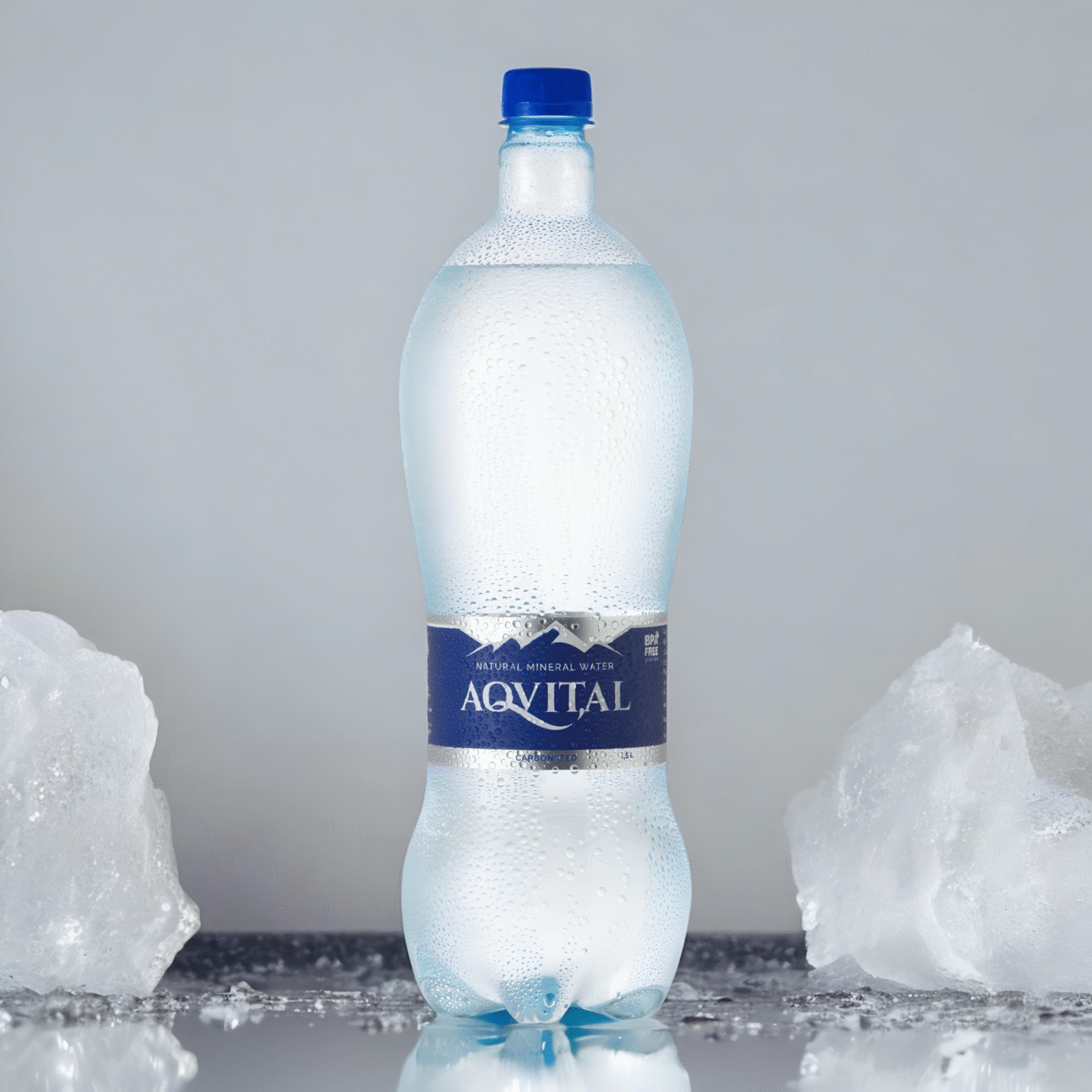 Aqvital Prémium Szénsavas Természetes Ásványvíz